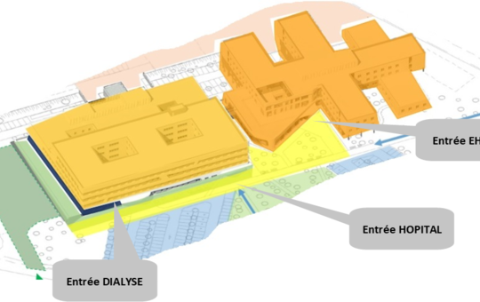 Plans de l'hôpital